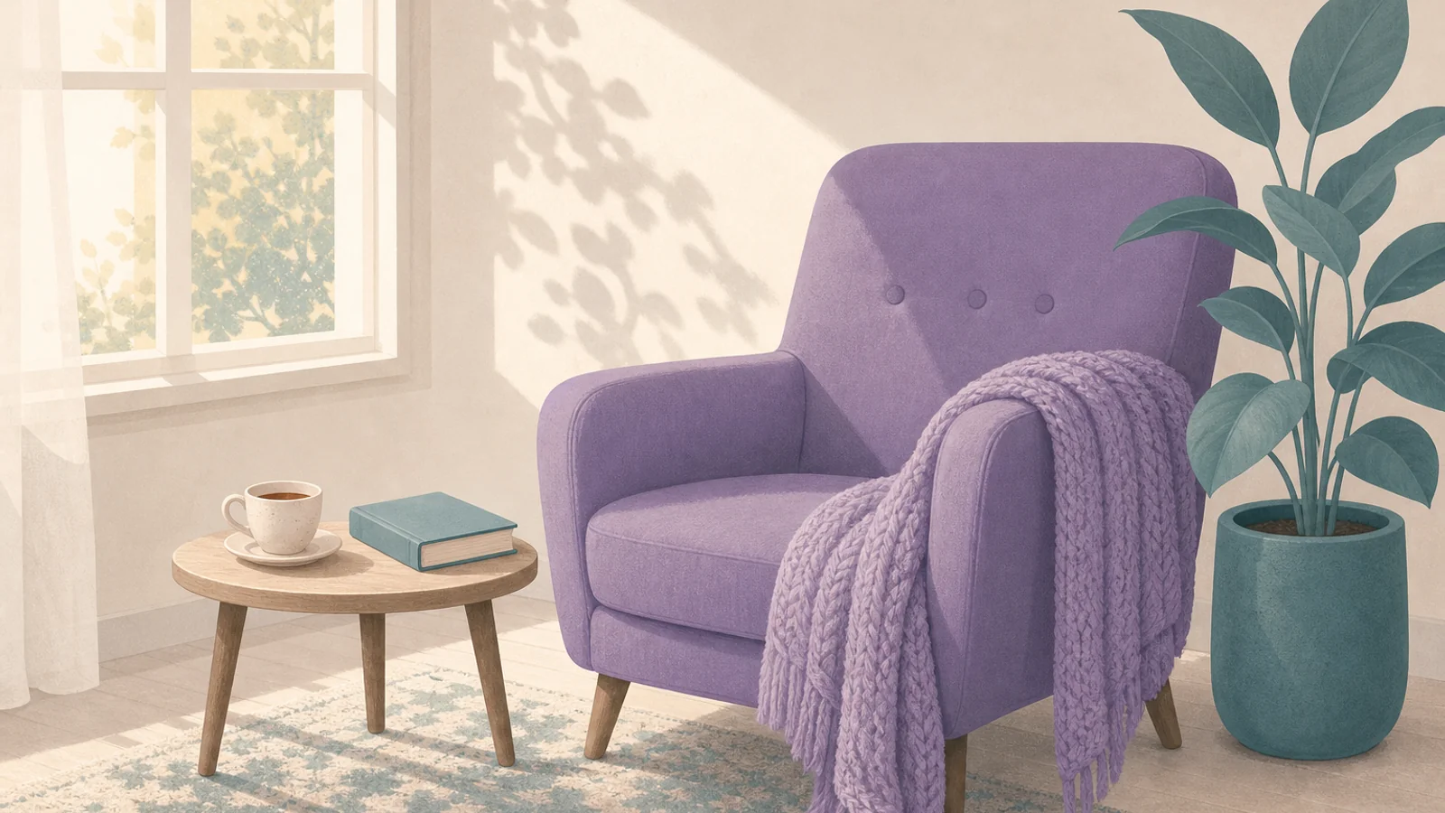 Quiet reading nook with window light — emotional support during IVF guide