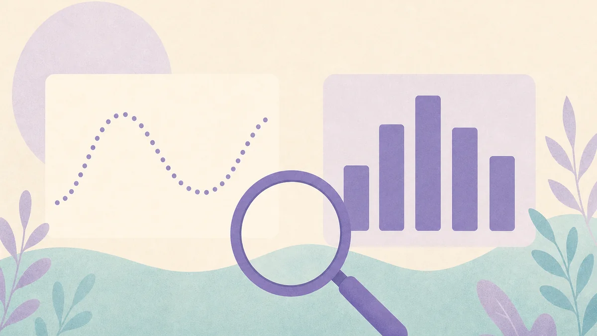Calm abstract illustration suggesting careful reading of fertility outcome information