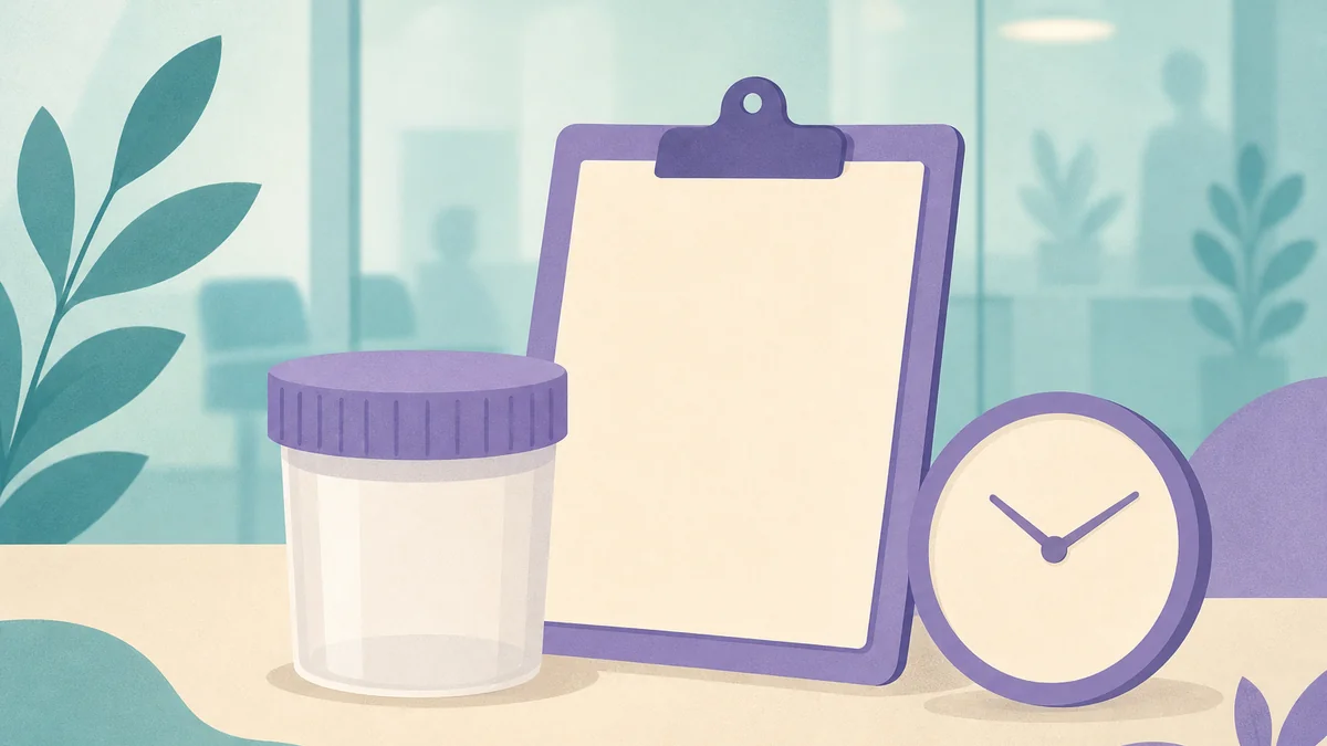 Calm abstract illustration suggesting partnership and careful laboratory work in fertility care
